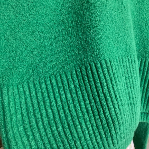 & other stories Green cotton wool blend women’s sweater - Picture 5 of 7